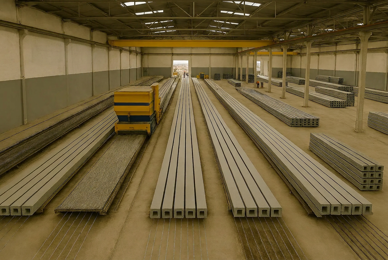 Prestressed Concrete Beams Plant