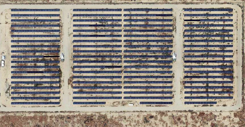 Solar Plant in the Mojave Desert