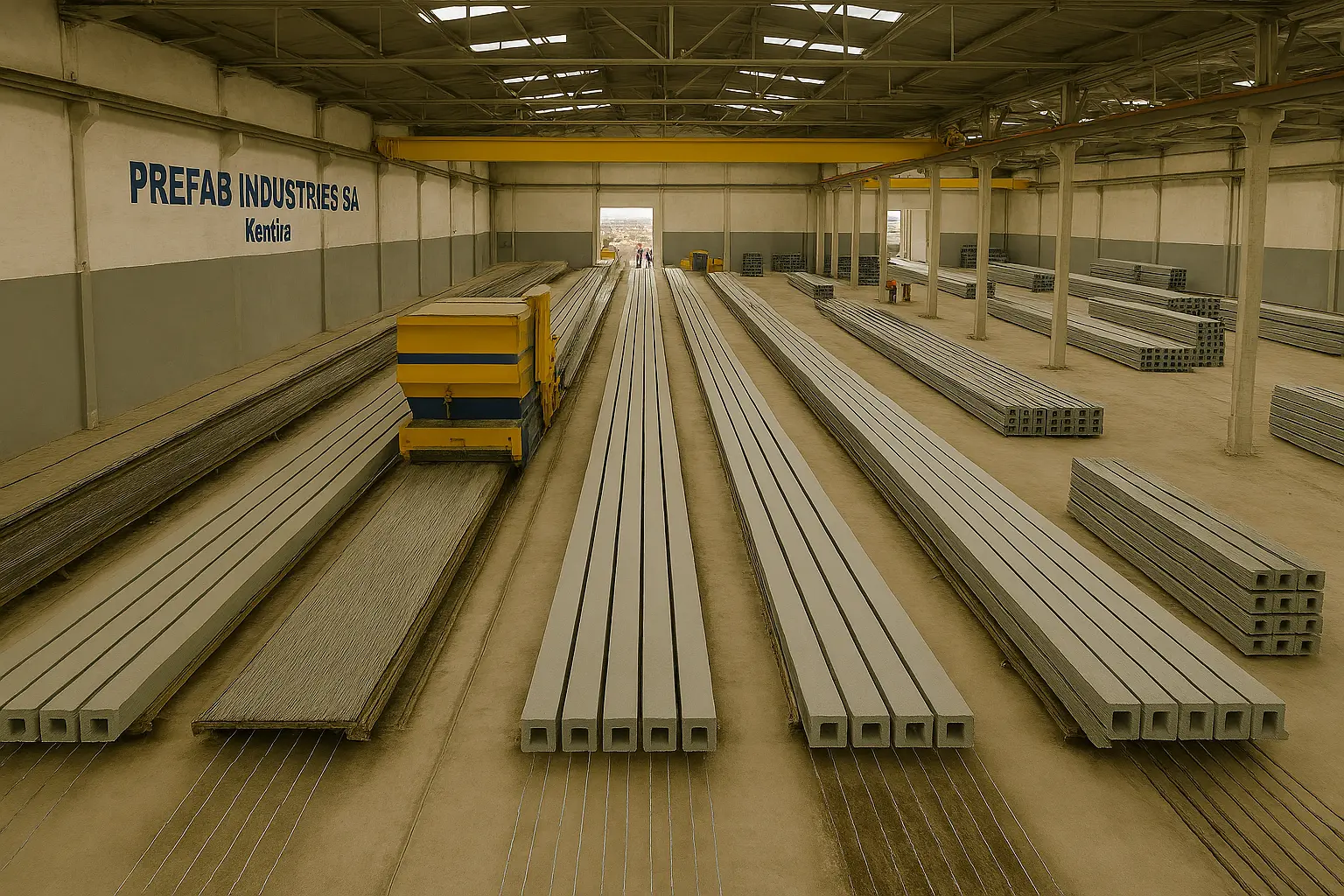 Prestressed Concrete Beams Plant
